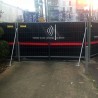 Barrière de chantier T4S : 3.5 x 2 m - Grille Heras - ID Acier