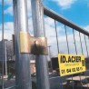 Collier de serrage 400 pour barrière de chantier - ID Acier